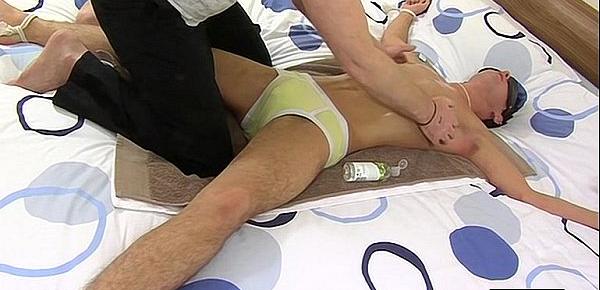  Josh Tied And Wanked Till He Cums